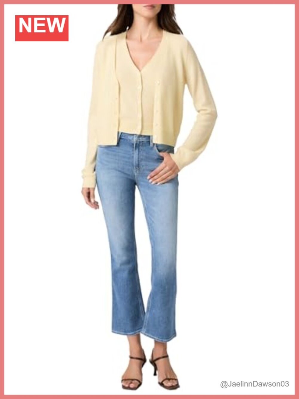 PAIGE Women's Cropped Bootcut Jeans Mid-Rise Flare Denim